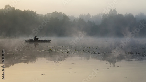 Fishing on the kayak.