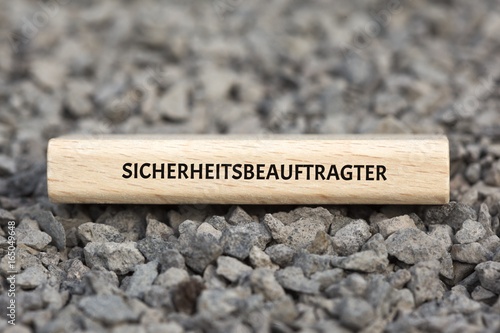 SICHERHEITSBEAUFTRAGTER - Bilder mit Wörtern aus dem Bereich Arbeitssicherheit, Wort, Bild, Illustration