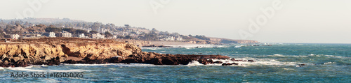 Monterey Bay panoramic photo in California USA