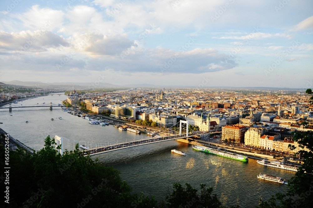 Budapeszt widok - obrazy, fototapety, plakaty 