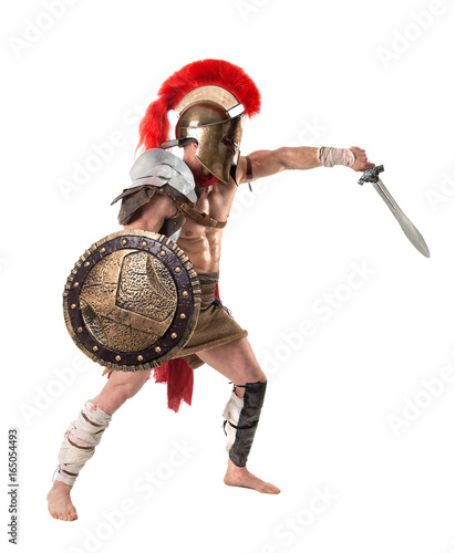 Obraz na płótnie Ancient soldier or Gladiator w salonie