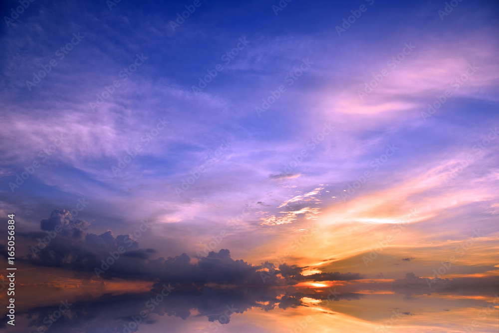 sky with clouds and sun sky with clouds and sun
