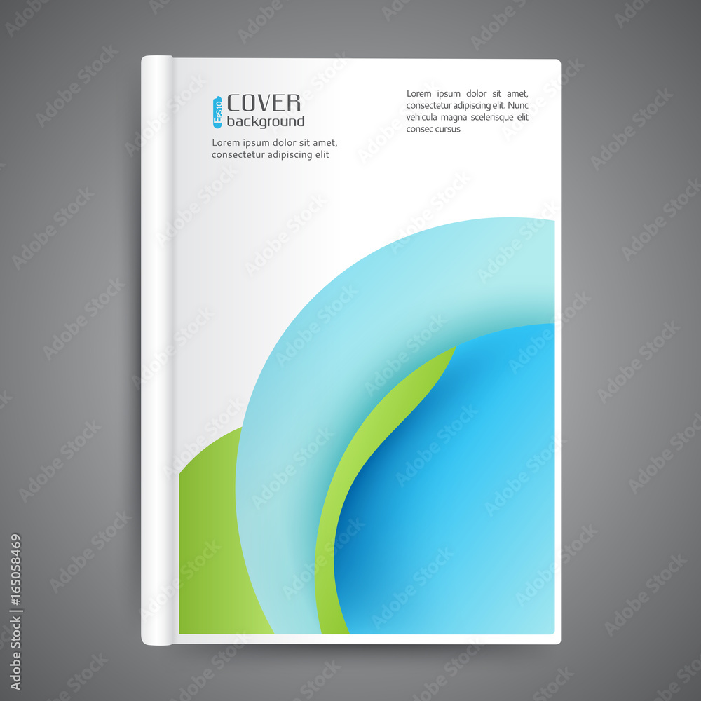 Fototapeta premium Template book cover