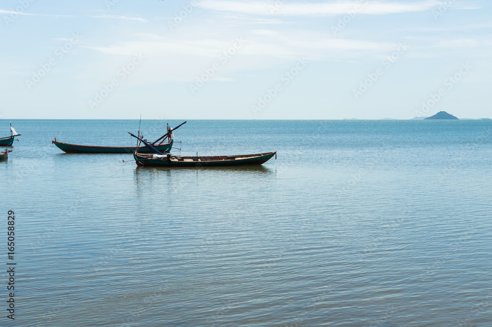 Fishing boat in the sea