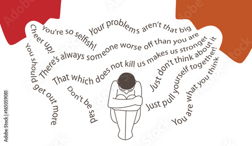 Worst things to say to a man in depression