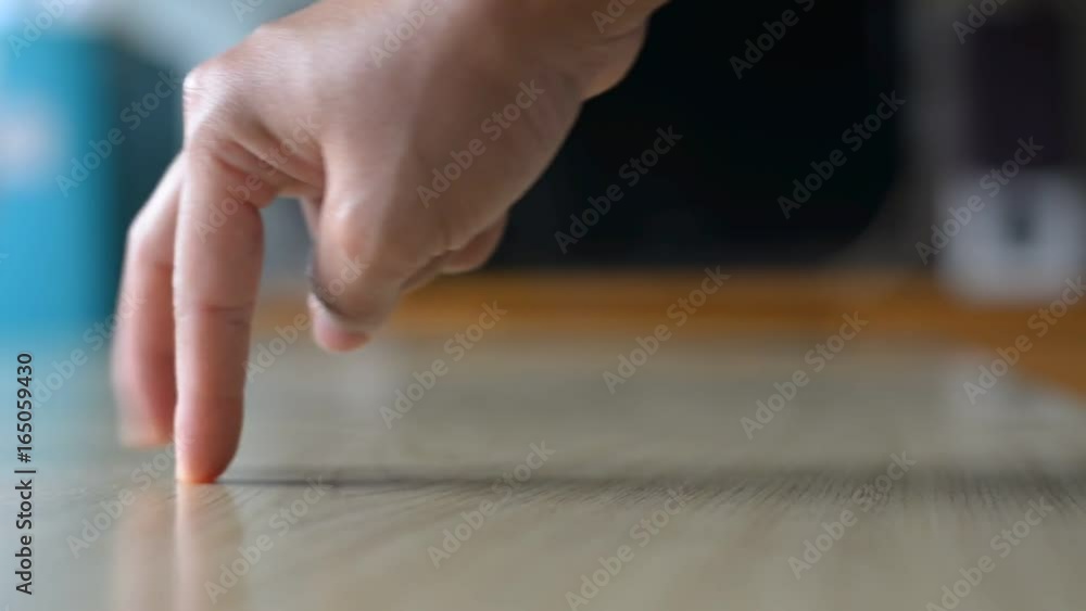 Hand walking in finger funny concept.
Hand walking in finger funny concept.