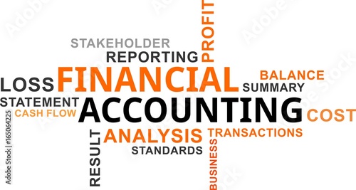 word cloud - financial accounting