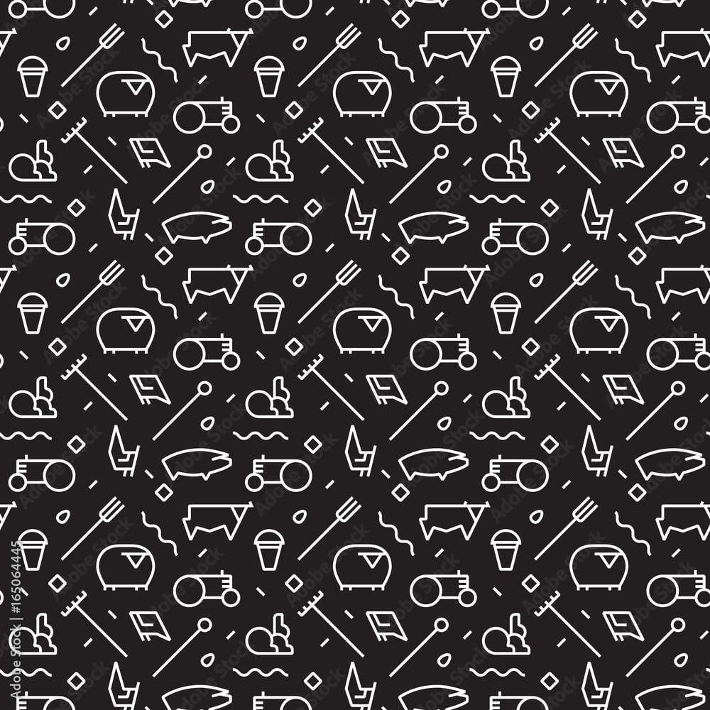 Geometrical farming pattern Geometrical farming pattern