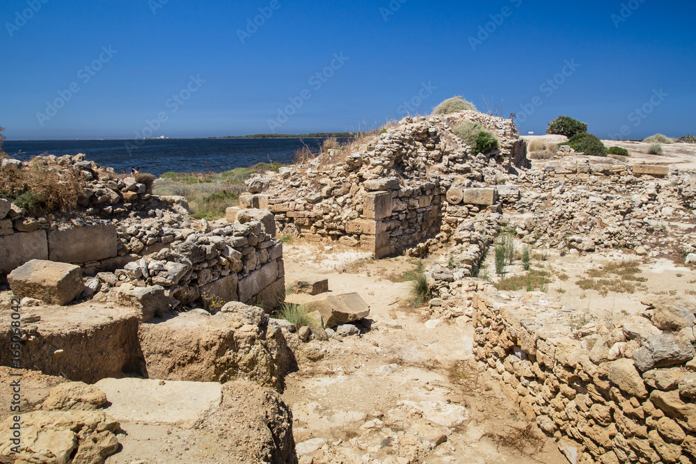 Le rovine della Città Fenicia di Mozia Marsala