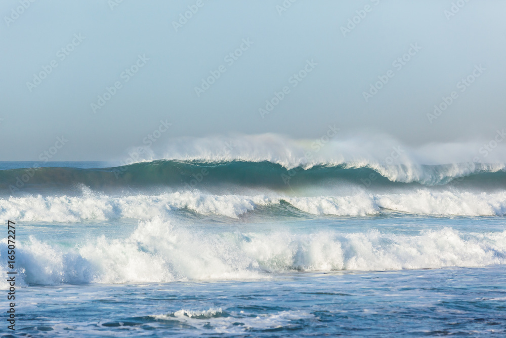 Waves Crashing Ocean Power