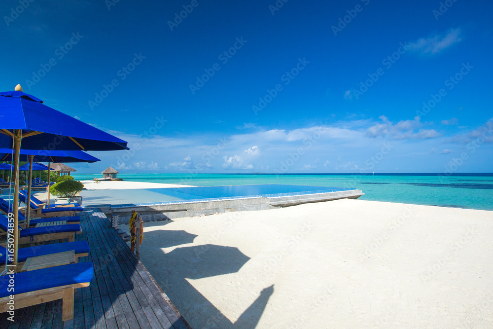 Obraz premium beach in Maldives