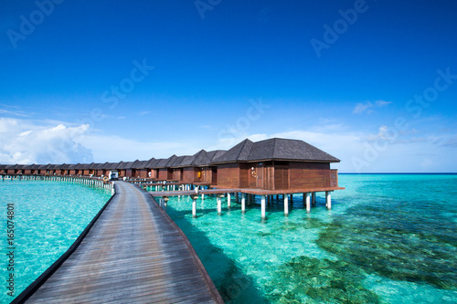 Fototapeta Naklejka Na Ścianę i Meble -  tropical Maldives island with beach