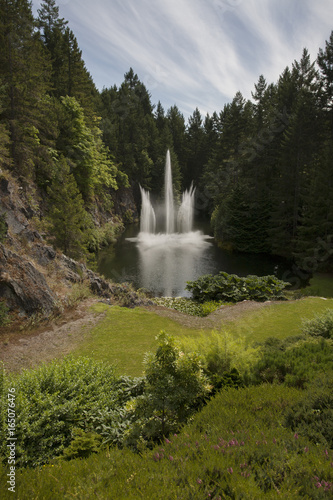 Butchart Gardens  Vancouver Island  BC Canada