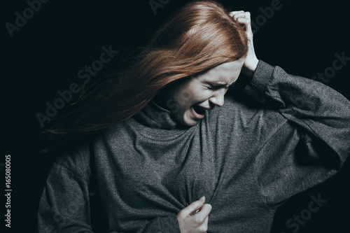 Fotografie Teenager feeling a heartache