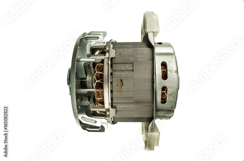 Electric motor isolated on the white background