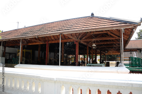 JOGJAKARTA, INDONESIA -JUNE 12, 2014: Old Masjid Besar Mataram Kotagede, Jogjakarta Indonesia. According to history, the mosque was build on 1575. 
 photo