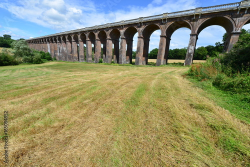 A railway viaduct in West Sussex England  
