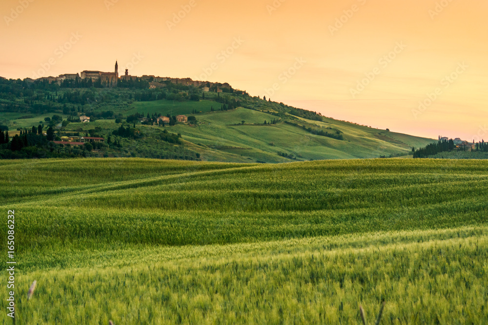 Beautiful summer landscape in Tuscany