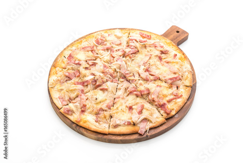 Tarte flambé pizza photo