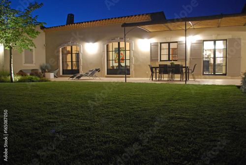 maison nuit
