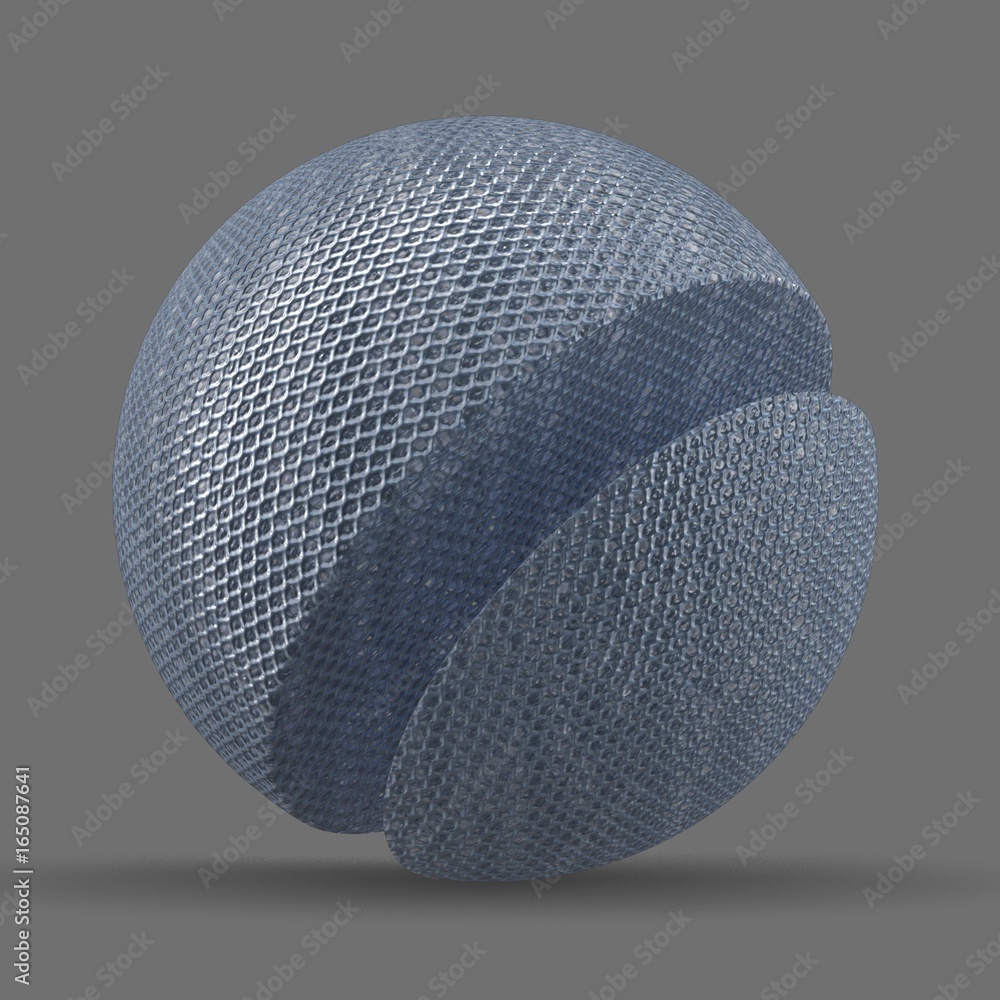 Polyester3Dknit Mesh Net Stock 3D asset