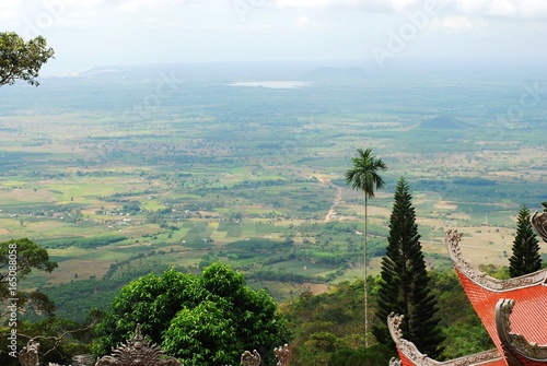 View from the mountain Ta Ku. Phan Thiet, Vietnam photo