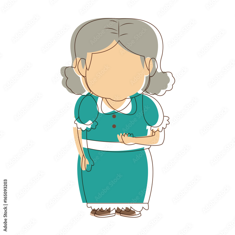 lovely grandmother old woman image cheerful lovely grandmother old woman image cheerful