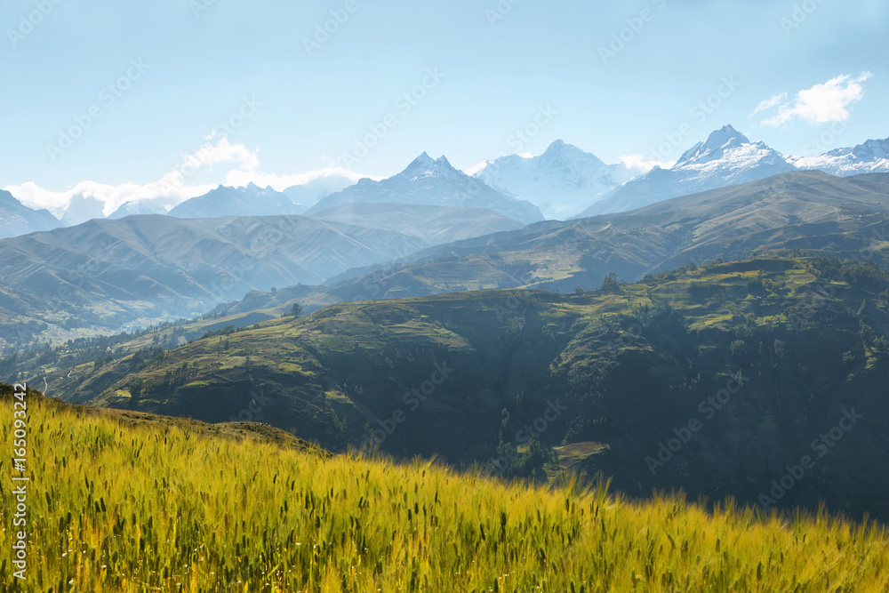 Views of Black mountain range, Peru