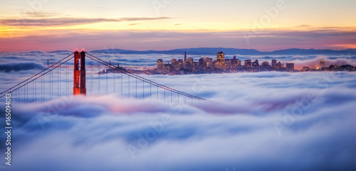 Quadro su tela Out from the Fog