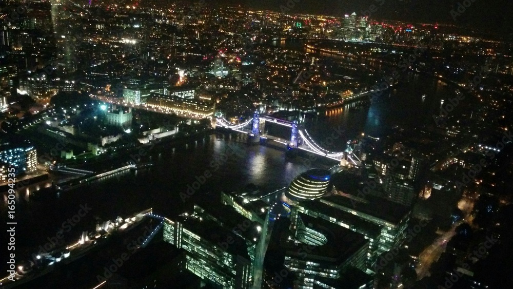 London Tower Bridge view from the Shard