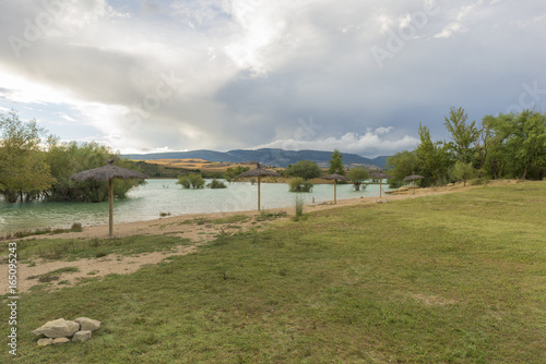 The Alloz reservoir in Lerate, Navarra, Spain © vicenfoto