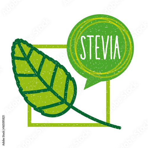 Stevia natural sweetener icon vector illustration design graphic