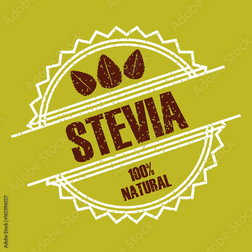 Stevia natural sweetener icon vector illustration design graphic