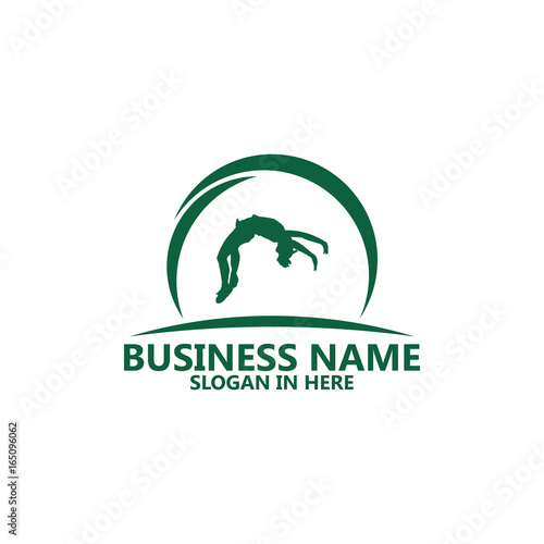 Backflip Logo Template Design