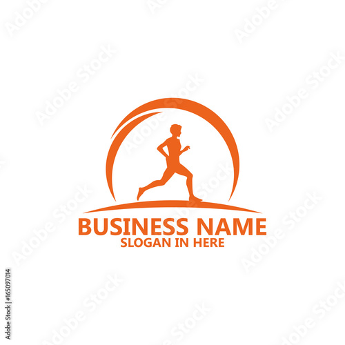 Running Logo Template Design