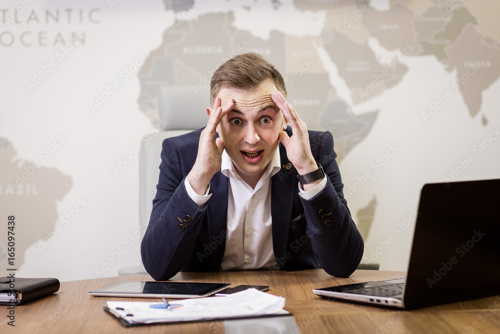 business, people, stress, emotions and fail concept - angry businessman throwing papers in office,Businessman shouts business, people, stress, emotions and fail concept - angry businessman throwing papers in office,Businessman shouts