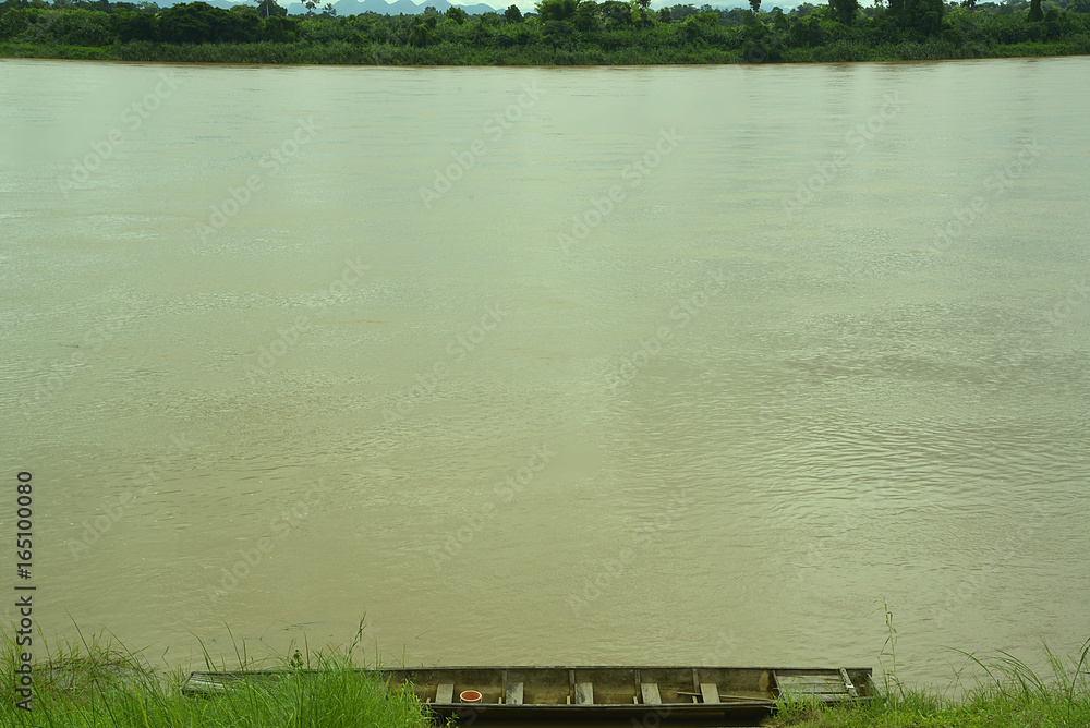 Obraz premium Am Ufer des Mekong