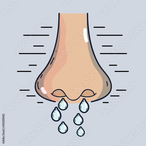 nasal rhinitis allergy with runny infection
