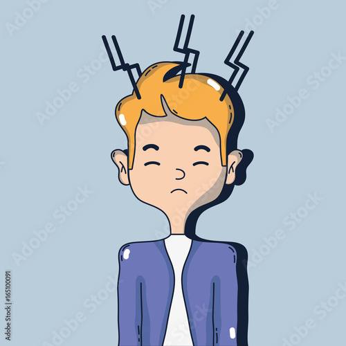 man with otitis inflammation problem tratment