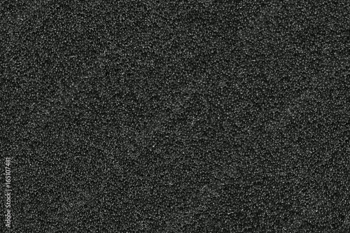 Fotografiet seamless texture of black sponge or foam