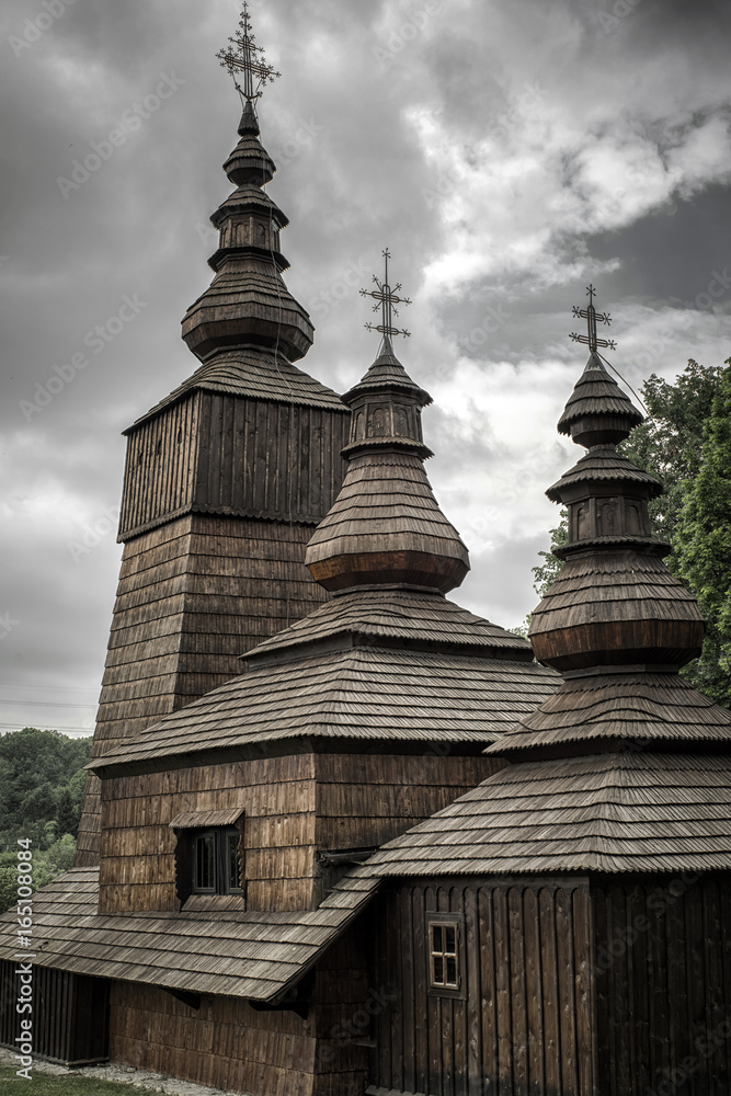 Wooden church in village Potoky, Slovakia