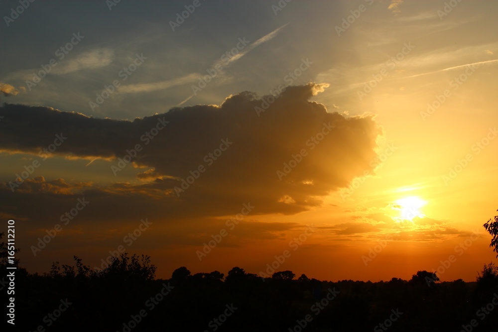 Obraz premium Cloudy Sunset