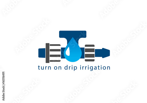 Logo for drip irrigation systems.