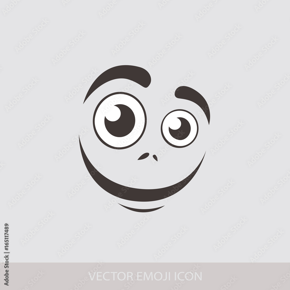 Graphic Emoticon. Collection of Emoji. Smile icons. Isolated vector illustration on white background Graphic Emoticon. Collection of Emoji. Smile icons. Isolated vector illustration on white background