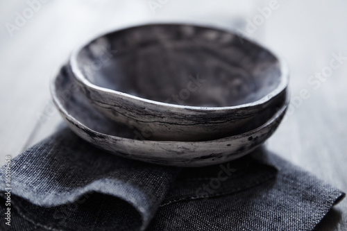 Wabi Sabi pottery bowls photo