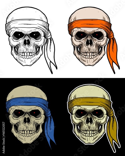 Skull The crew of pirate sheep
