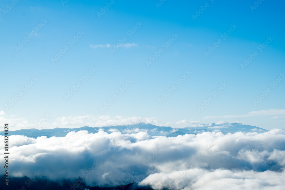 Naklejka premium Sky clouds