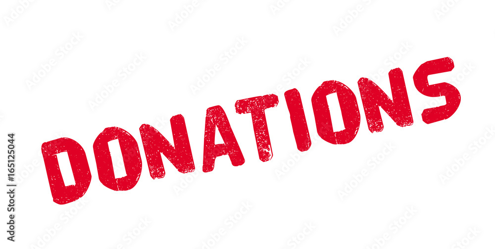Donations rubber stamp. Grunge design with dust scratches. Effects can be easily removed for a clean, crisp look. Color is easily changed. Donations rubber stamp. Grunge design with dust scratches. Effects can be easily removed for a clean, crisp look. Color is easily changed.