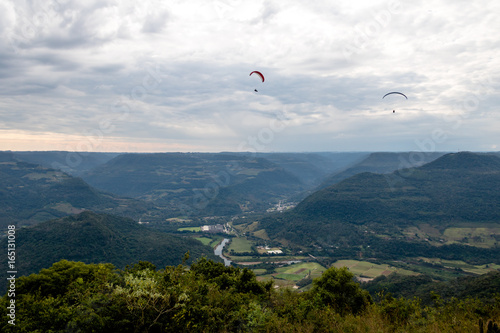 Paragliding at Ninho das Aguias (Eagle's Nest) - Nova Petropolis, Rio Grande do Sul, Brazil