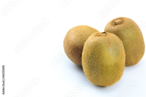 Kiwi fruit isolated on white background